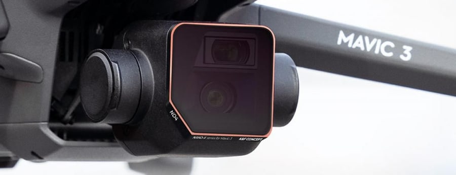 K&F Concept juego de 4 filtros ND64 + ND128 + ND256 + ND512 para el dron DJI Mavic 3