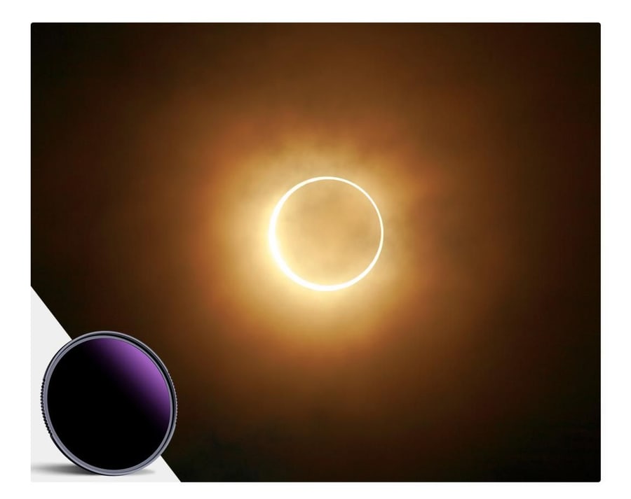 Para fotografiar el sol