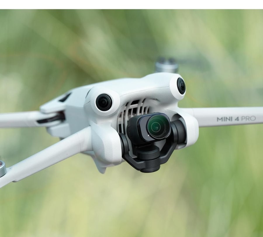 Filtros directamente en la cámara del dron
