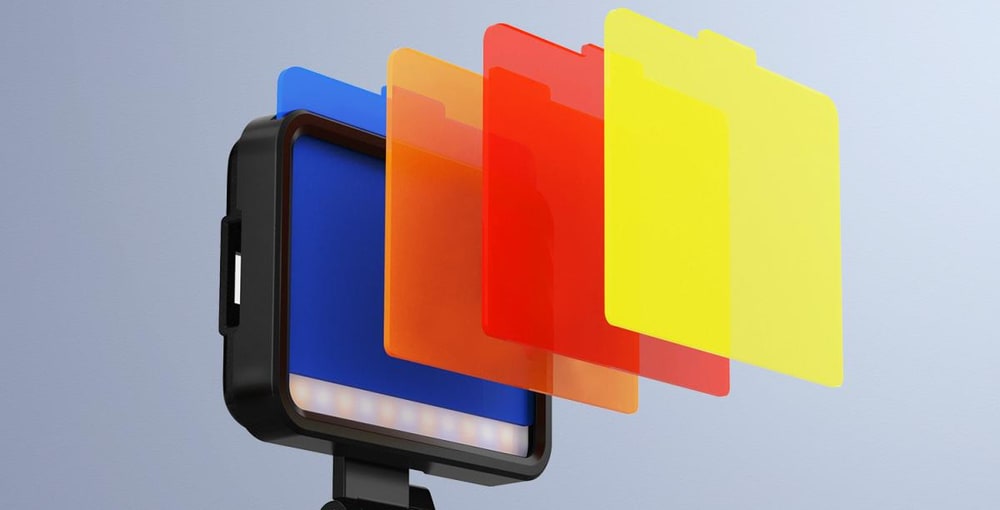 Cuatro filtros de color