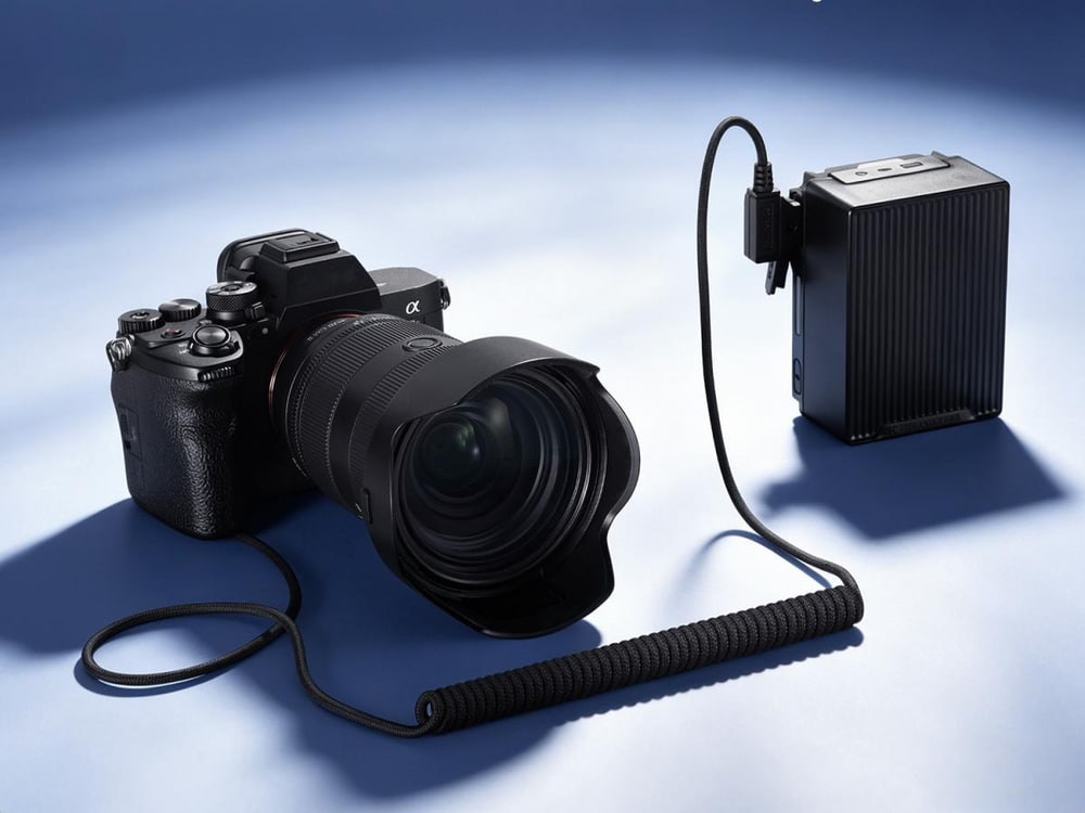 Basta con una batería V-mount