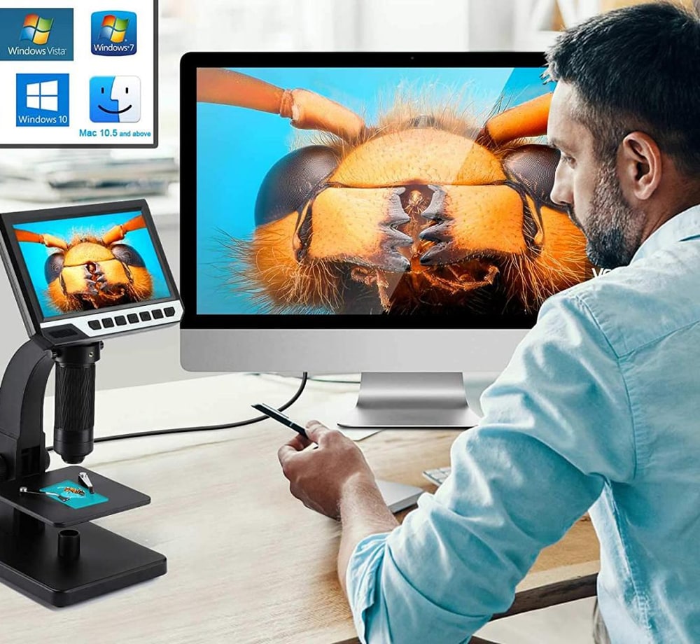 La imagen también en el monitor