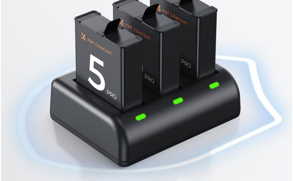 Tres baterías de 2100 mAh
