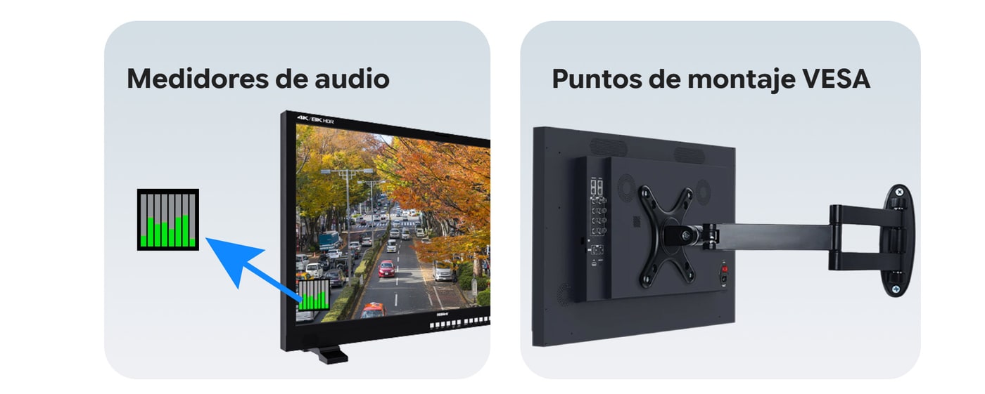 Audio, montaje y herramientas de medición