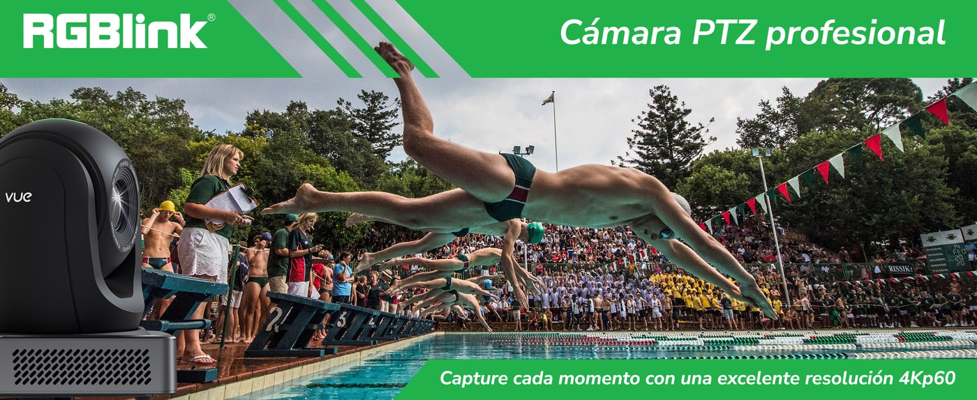 Cámara PTZ profesional en 4K