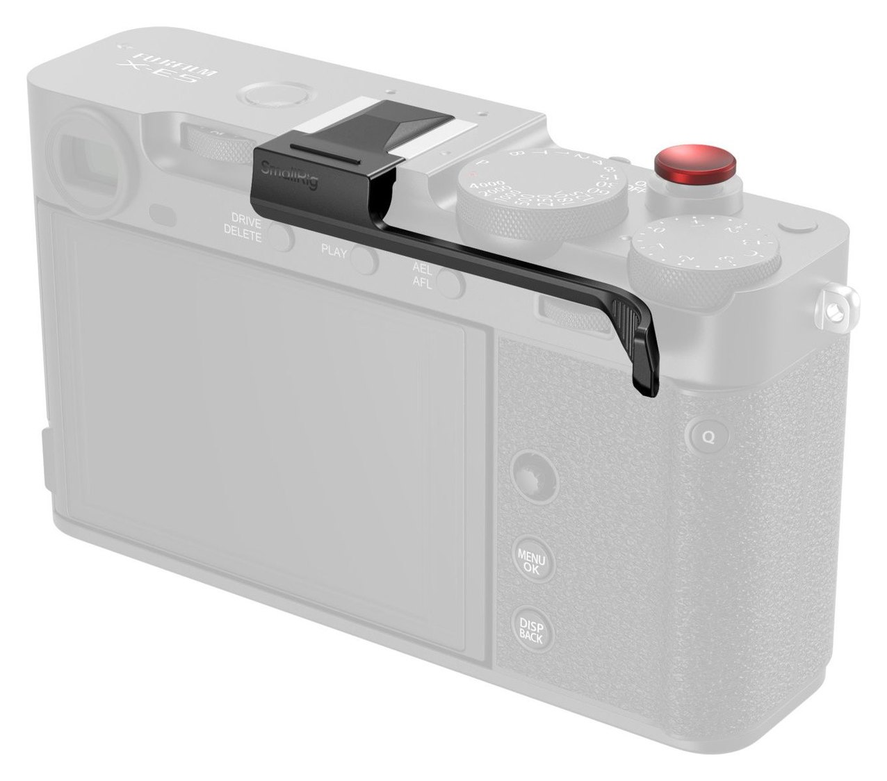 Apoyo para el pulgar en hot shoe para X-E5