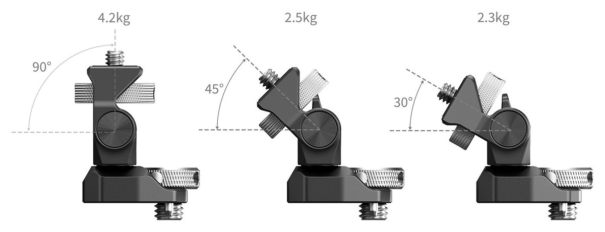 Asa ARRI con soporte de monitor giratorio