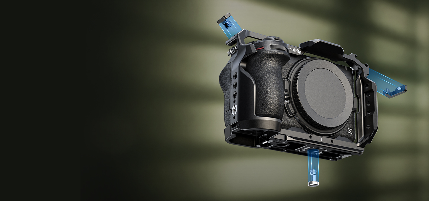 Jaula para Nikon Z5IIc con riel HawkLock NATO – 2