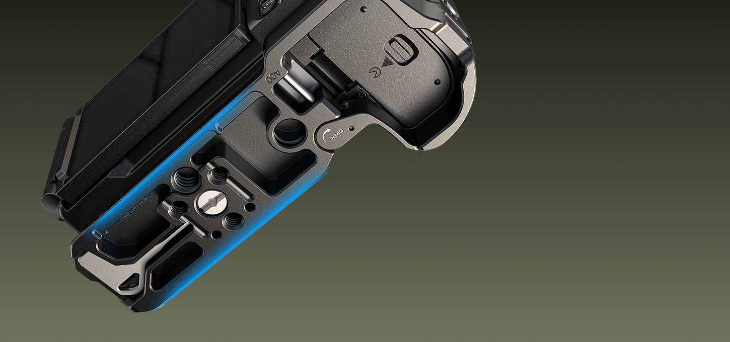 Jaula para Nikon Z5IIc con riel HawkLock NATO – 3