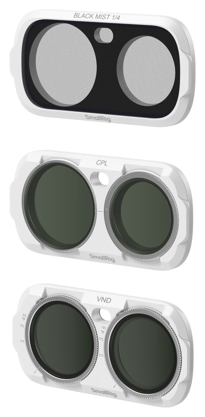 Tres filtros magnéticos para Insta360 Luna Ultra