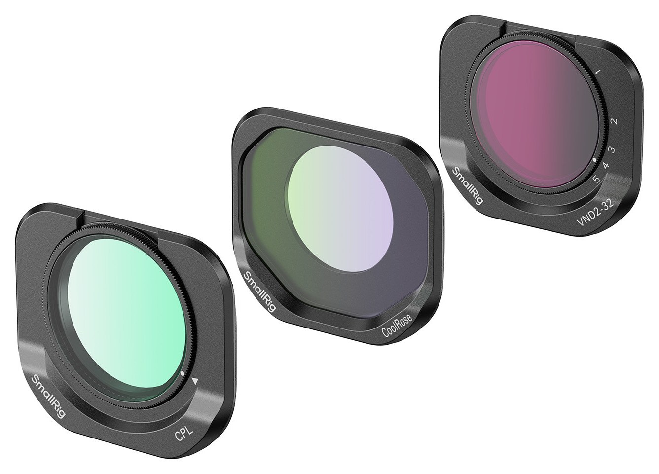 Tres filtros magnéticos para Insta360 Luna Pro