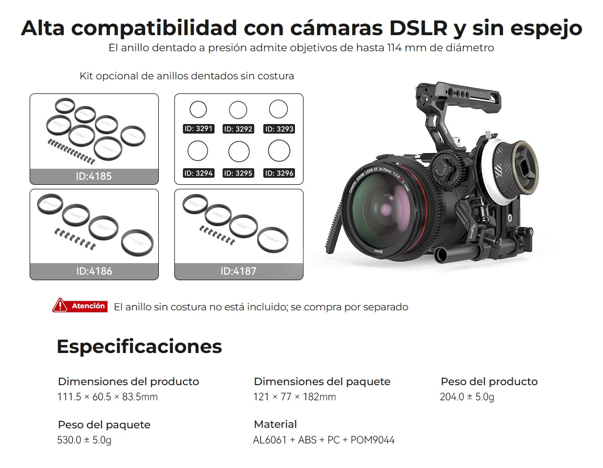 SmallRig mini Follow Focus F40 3010C