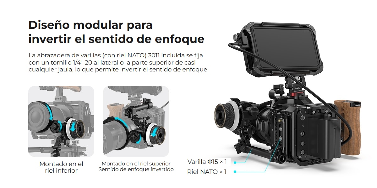 SmallRig mini Follow Focus F40 3010C