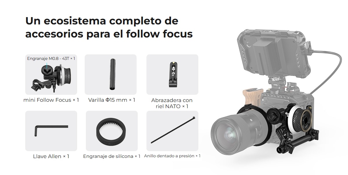 SmallRig mini Follow Focus F40 3010C