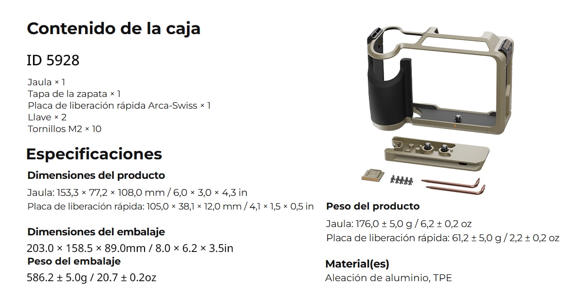 SmallRig 5928 Modular Metal Cage for Hasselblad X2D II 100C / X2D 100C Tundra Green