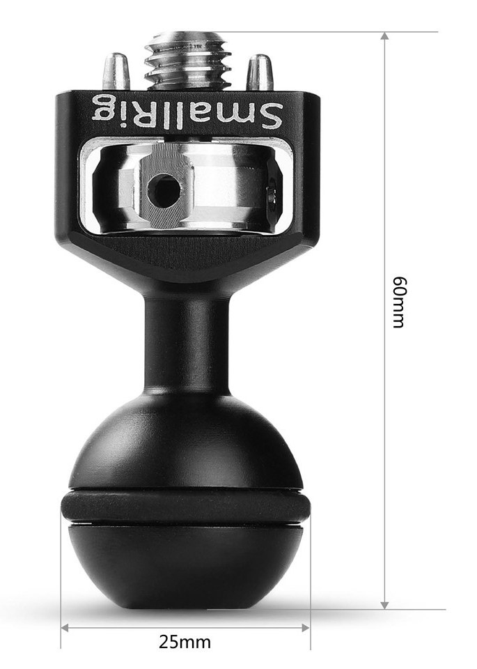 Ballhead with Arri Locating Pins