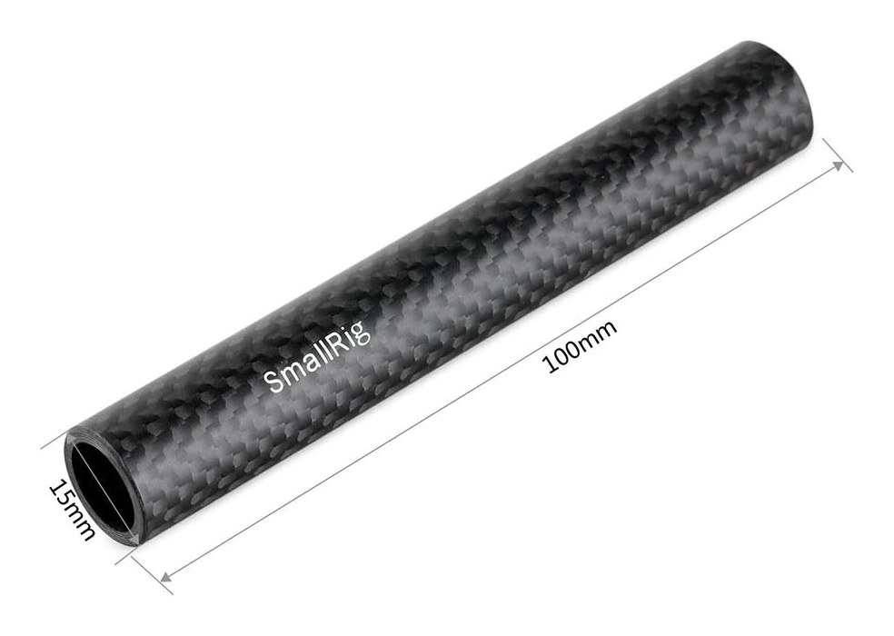 15mm Carbon Fiber Rod (4’’/10cm, pair)