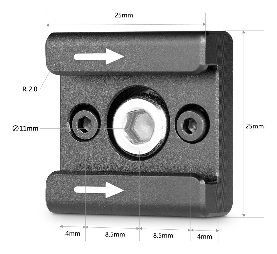 Cold Shoe (2pcs Pack)