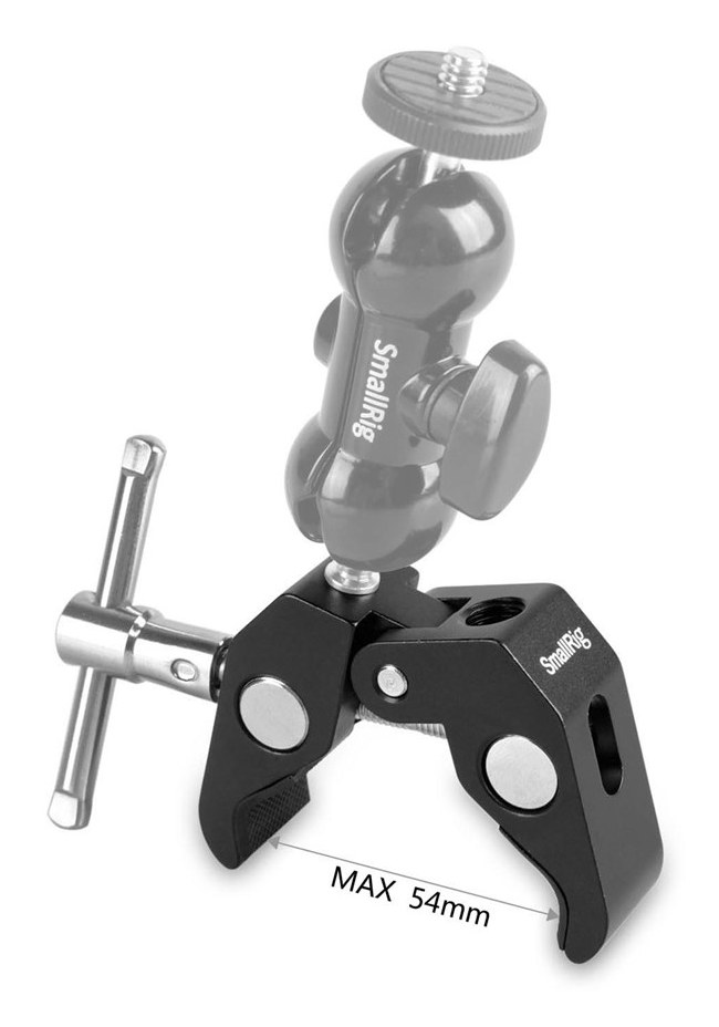 Super Clamp w/ 1/4″ and 3/8″ thread