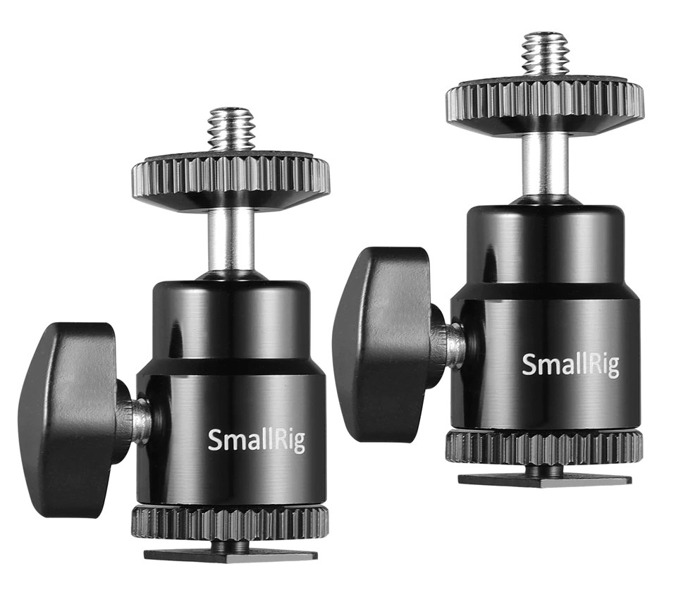 1/4″ Camera Hot shoe Mount with Additional 1/4″ Screw (2pcs Pack)