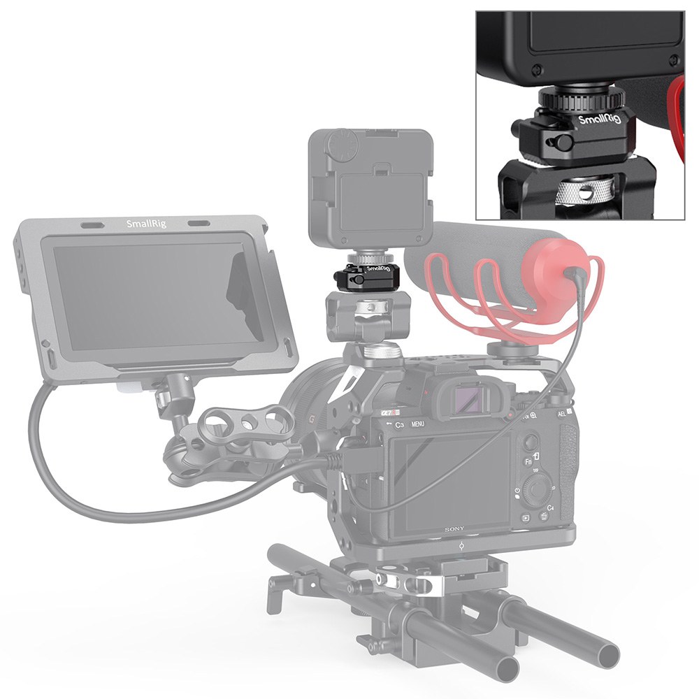 Multi-Functional Cold Shoe Mount with Safety Release