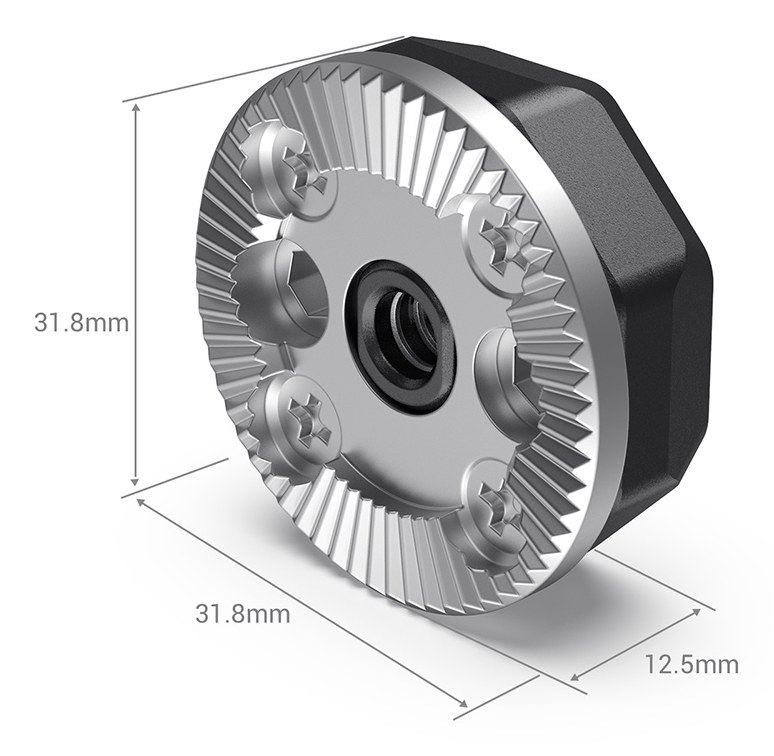Arri Standard Rosette Bolt-On Mount (M6 Thread)