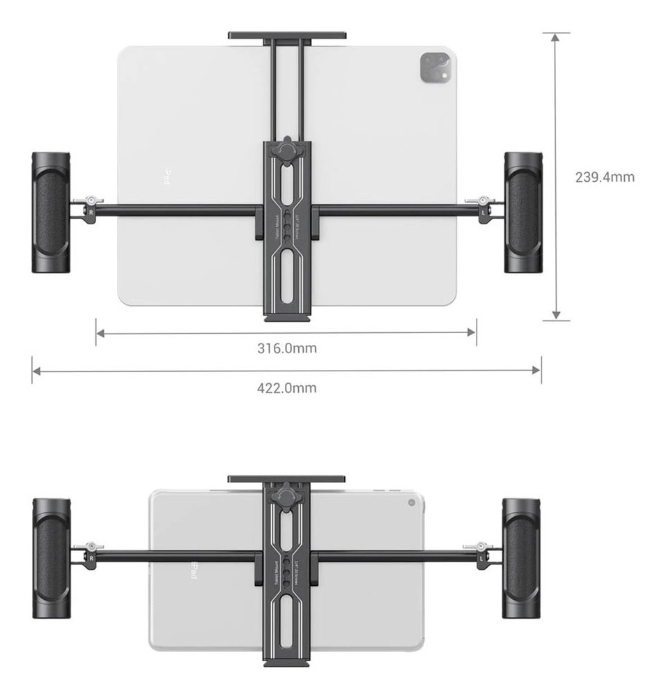 Tablet Mount with Dual Handgrip 2929