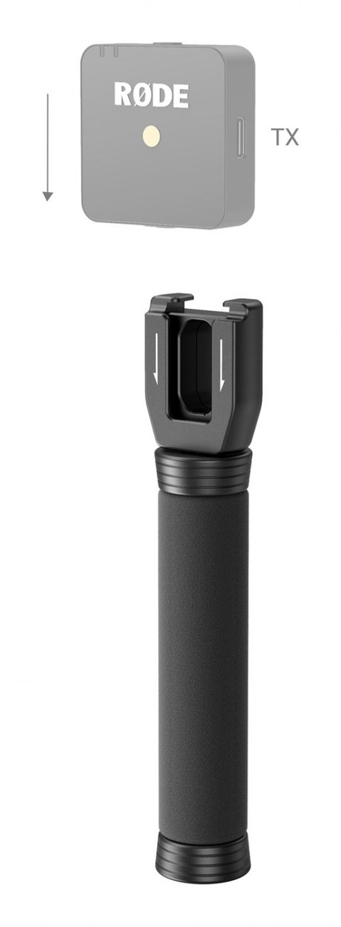 RODE Wireless Go Handle for Interview Using