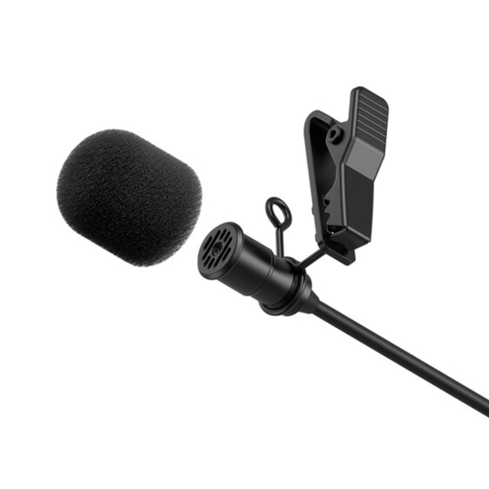 Simorr Wave L3 Lavalier Microphone for Lightning Devices (Black)