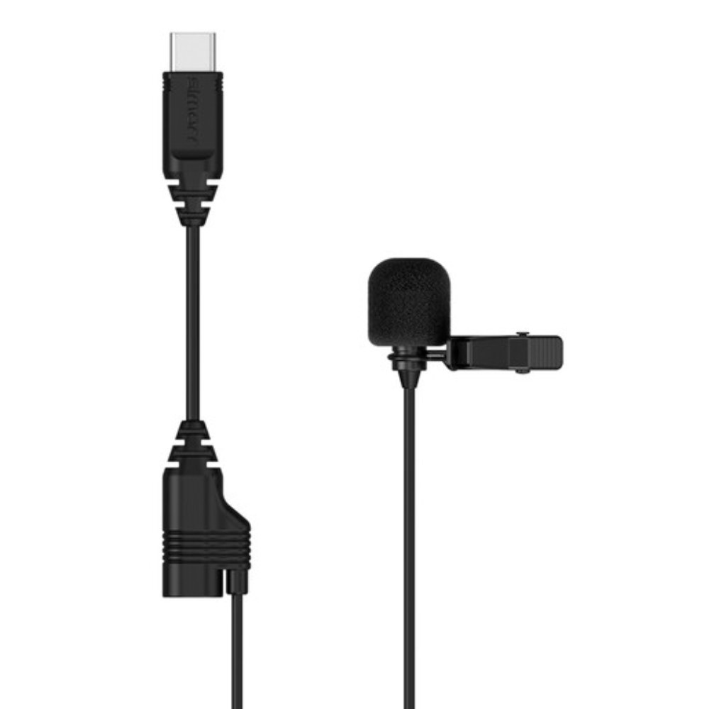 Simorr Wave L2 Lavalier Microphone for USB Type-C Devices (Black)
