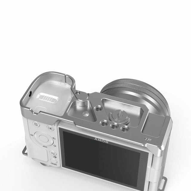 Extension Grip for Sony ZV-E10 (Silver)