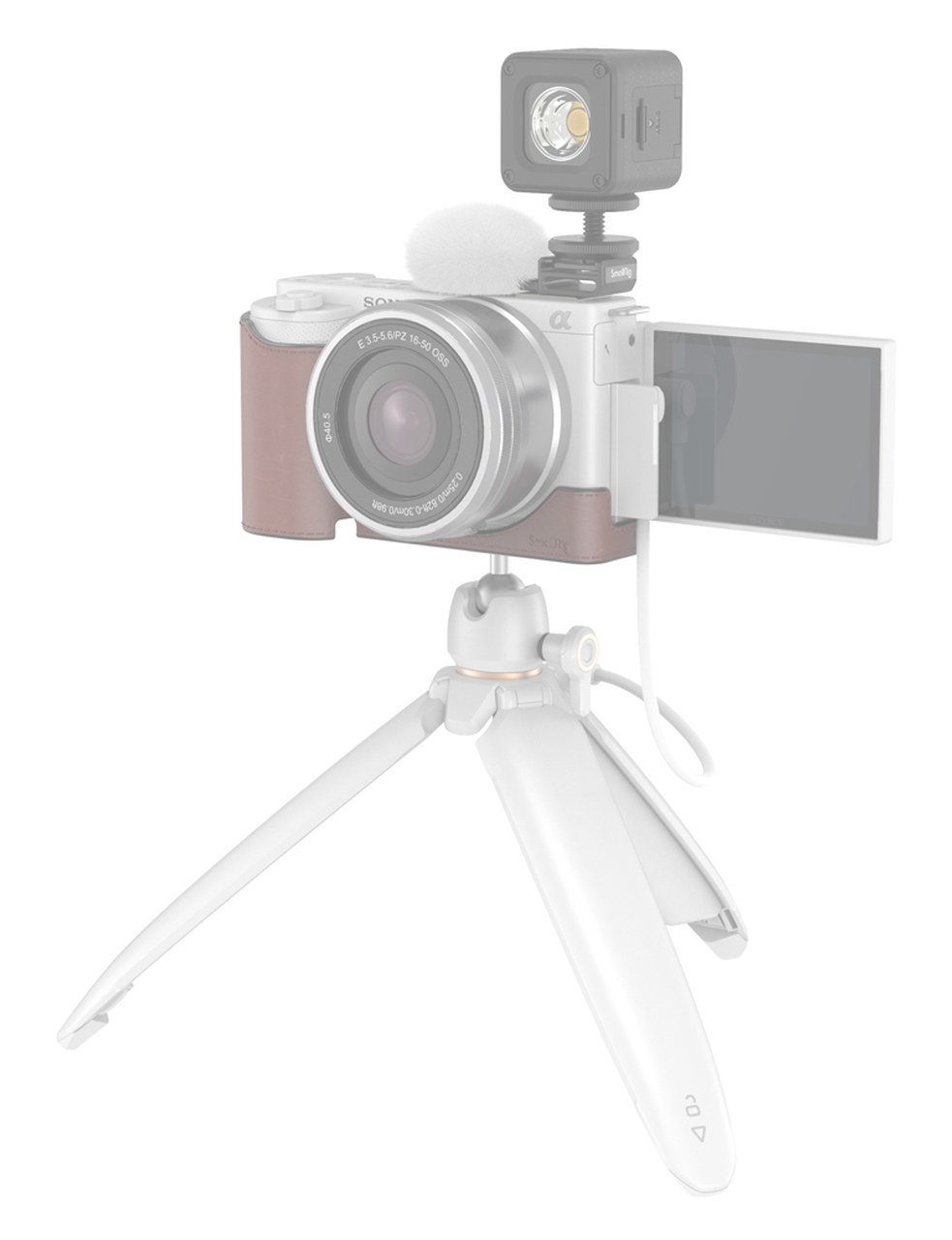 Windshield for Sony ZV-E10 and ZV-1 (White)