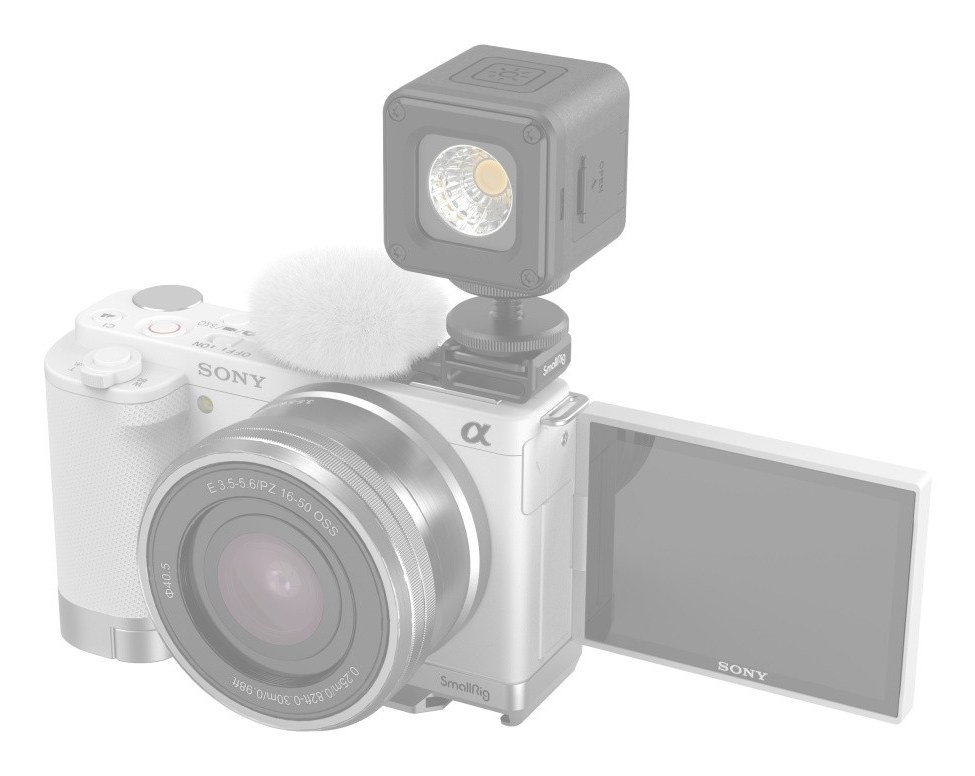 Windshield for Sony ZV-E10 and ZV-1 (White)