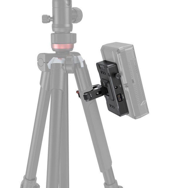 V Mount Battery Adapter Plate (Basic Version) with Crab-Shaped Clamp