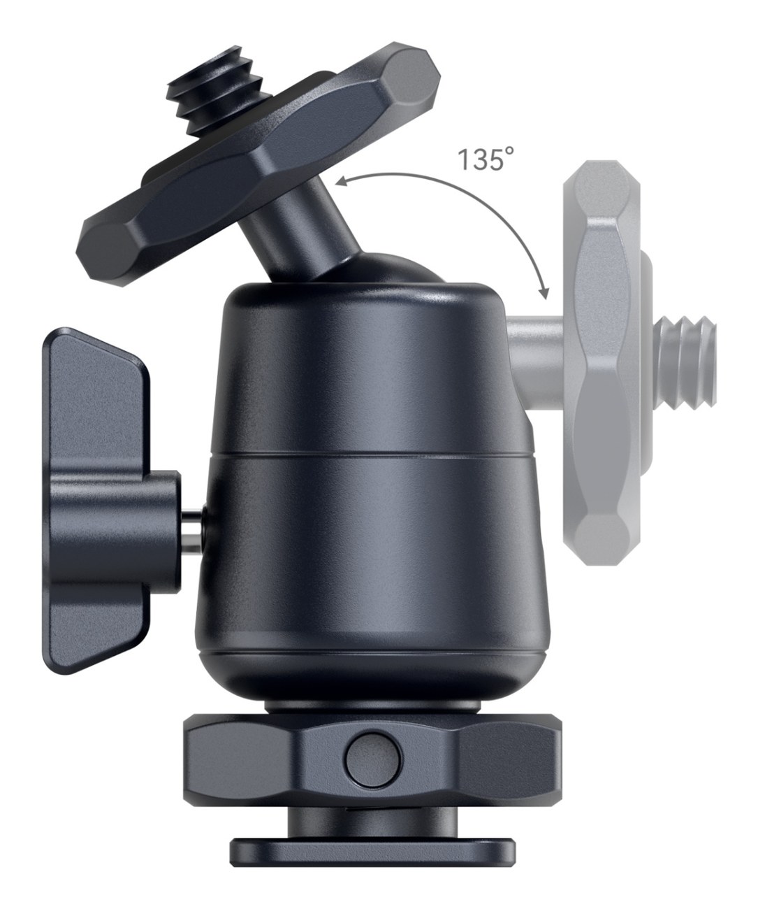 Mini Ball Head with Removable Cold Shoe Mount (two pieces) 2948