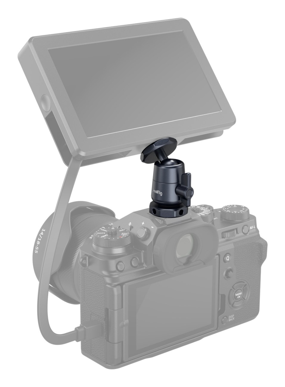 Mini Ball Head with Removable Cold Shoe Mount (two pieces) 2948