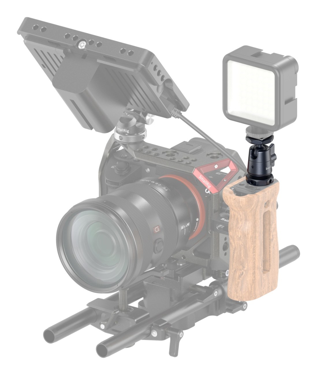 Mini Ball Head with Removable Cold Shoe Mount (two pieces) 2948