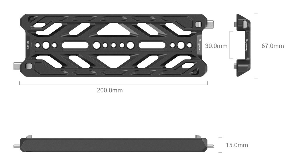 8'' Lightweight ARRI Dovetail Plate