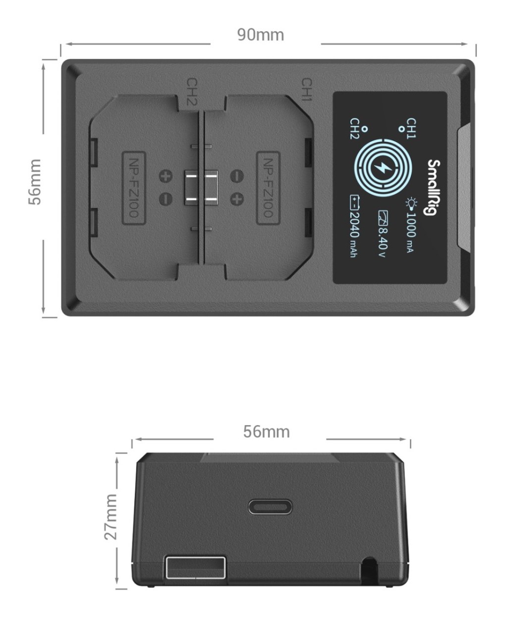 NP-FZ100 Camera Battery Charger