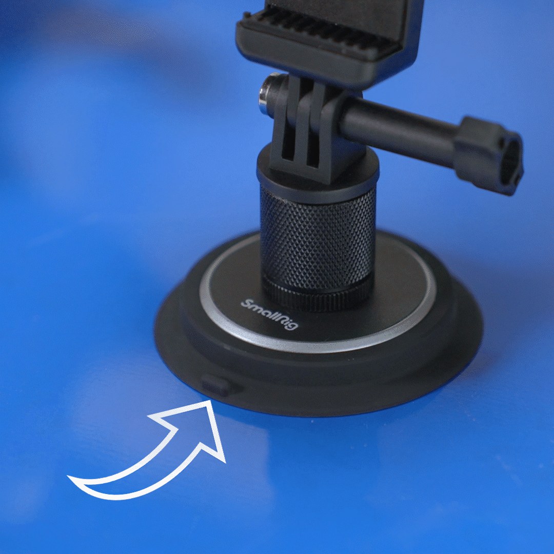 Triple Magnetic Suction Cup Mounting Support Kit for Action Cameras