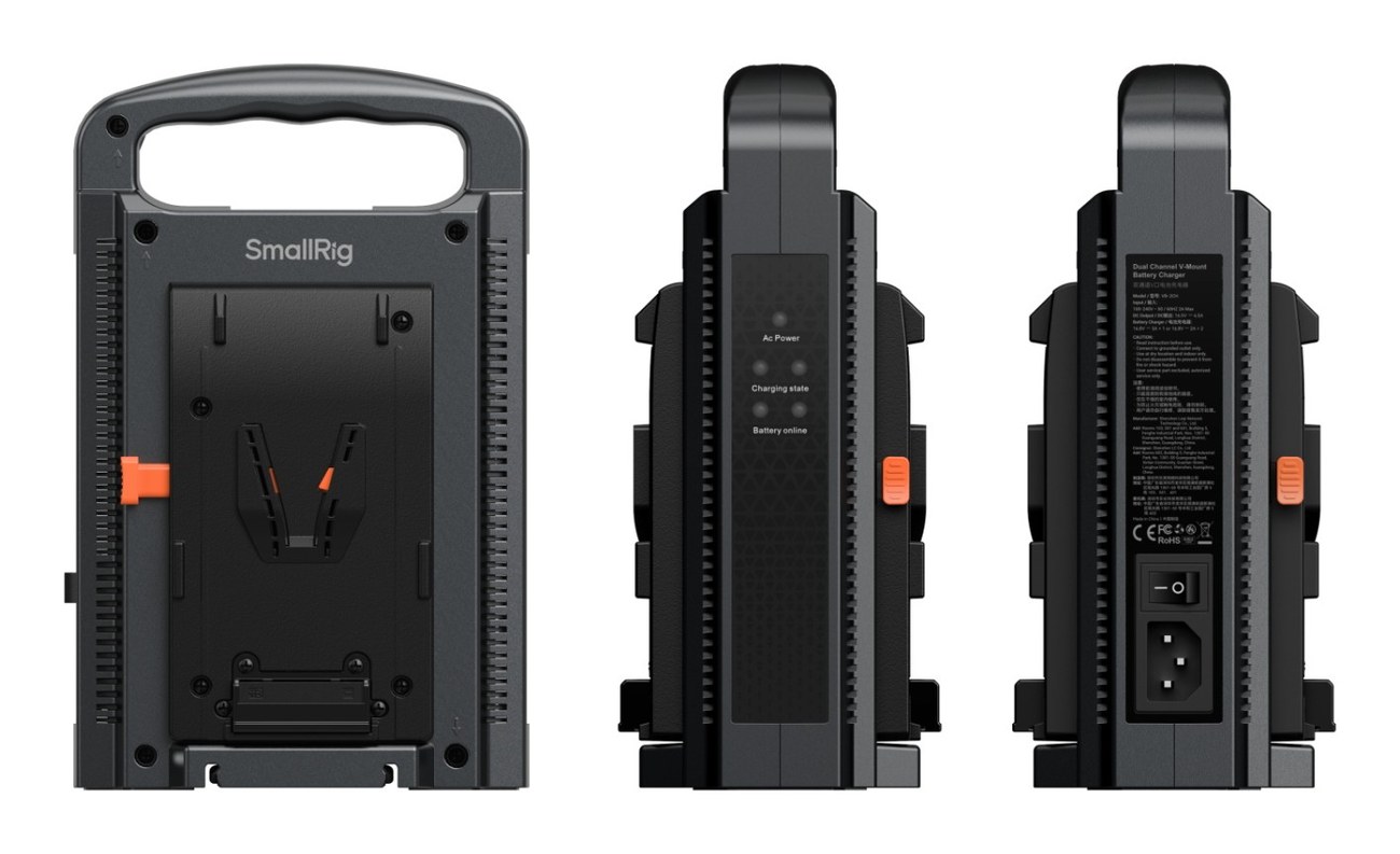 Dual Channel V-Mount Battery Charger (European Standard)