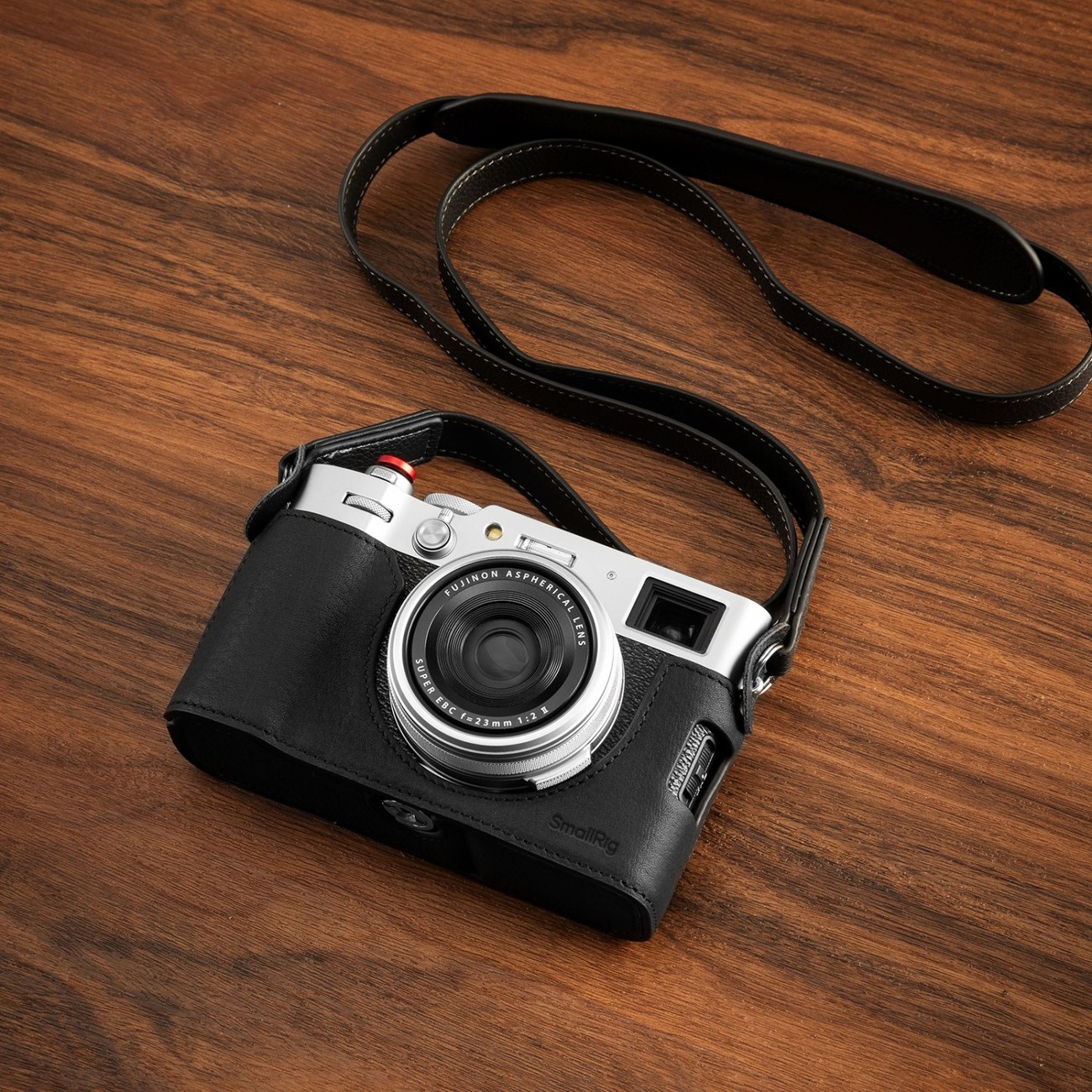 Leather Half Case Kit for FUJIFILM X100VI (Black)