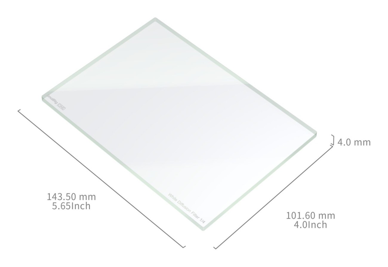 CINE 4 x 5.65″ White Mist 1/4 Filter