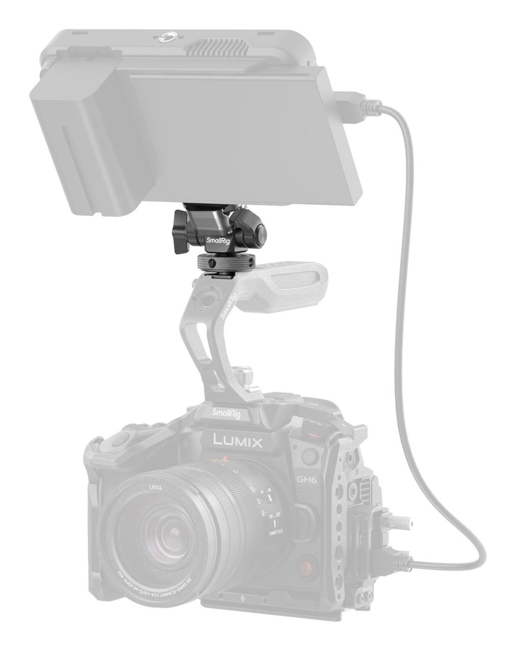 HawkLock Quick Release Monitor Support with H21 Cold Shoe Mount