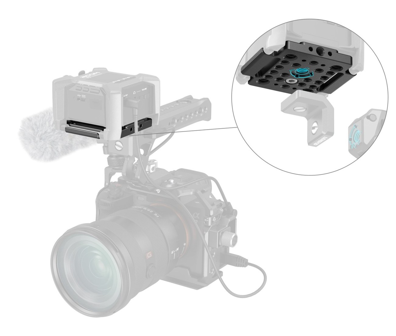 Mount Plate for Zoom F3