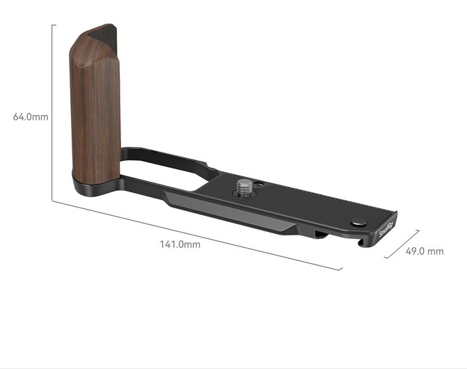 Wooden L-Shape Grip for Nikon Z fc (Black)