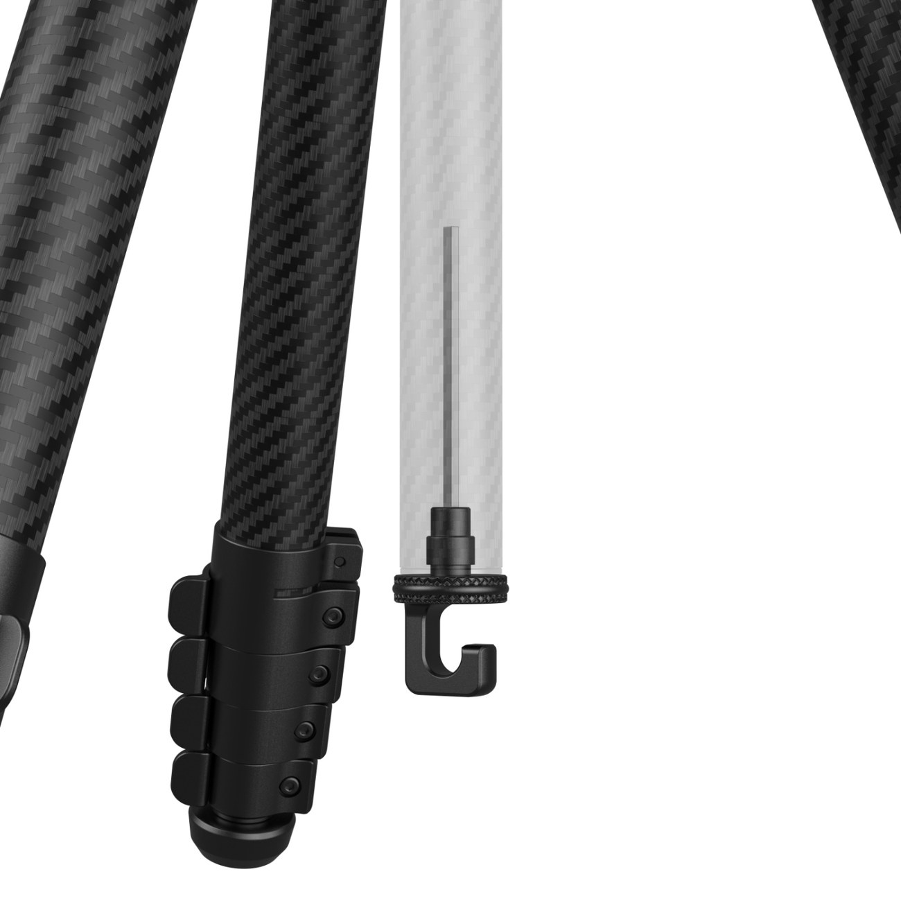 Portable Carbon Fiber Travel Tripod Kit
