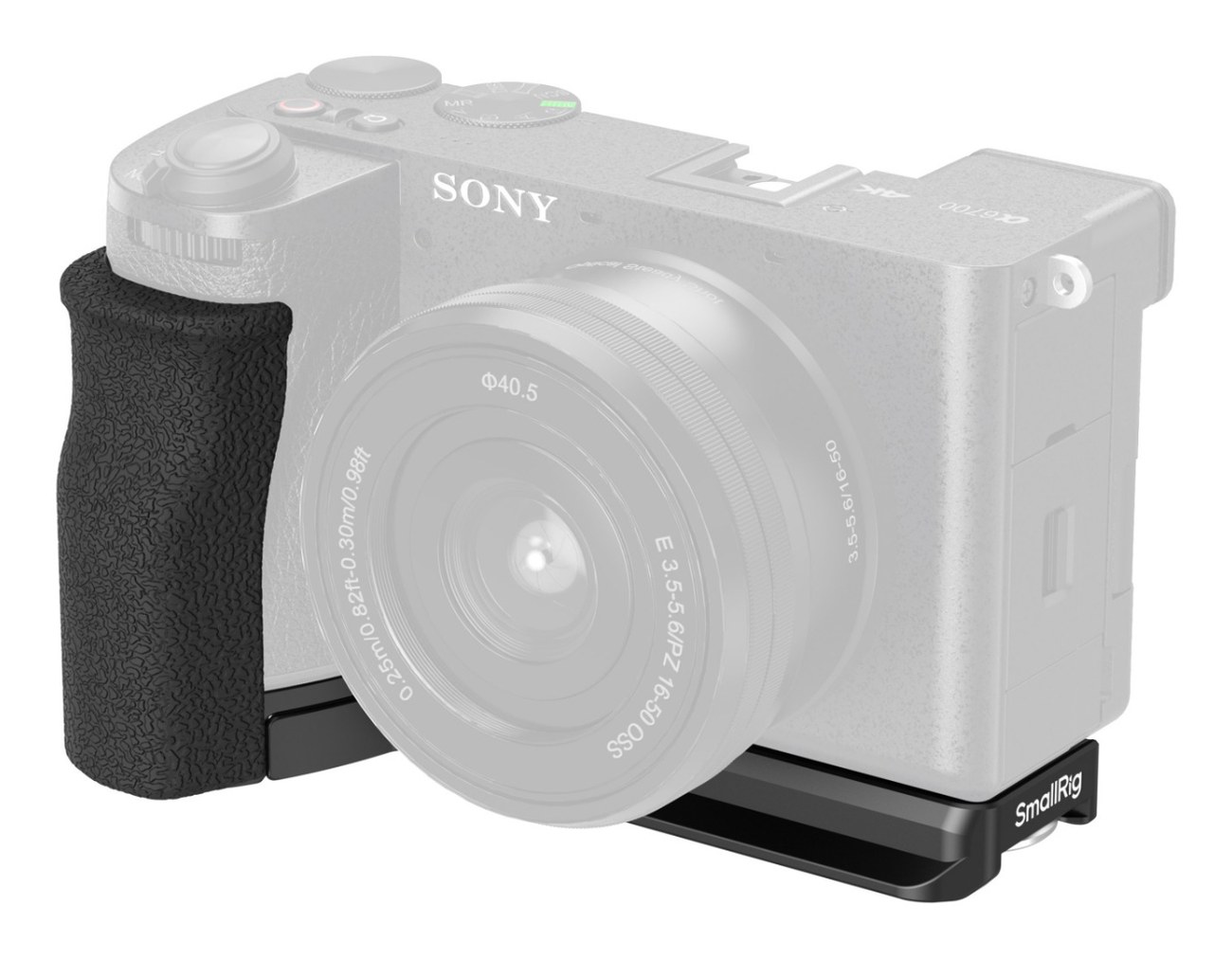 L-Shape Mount Plate with Silicone Handle for Sony Alpha 6700