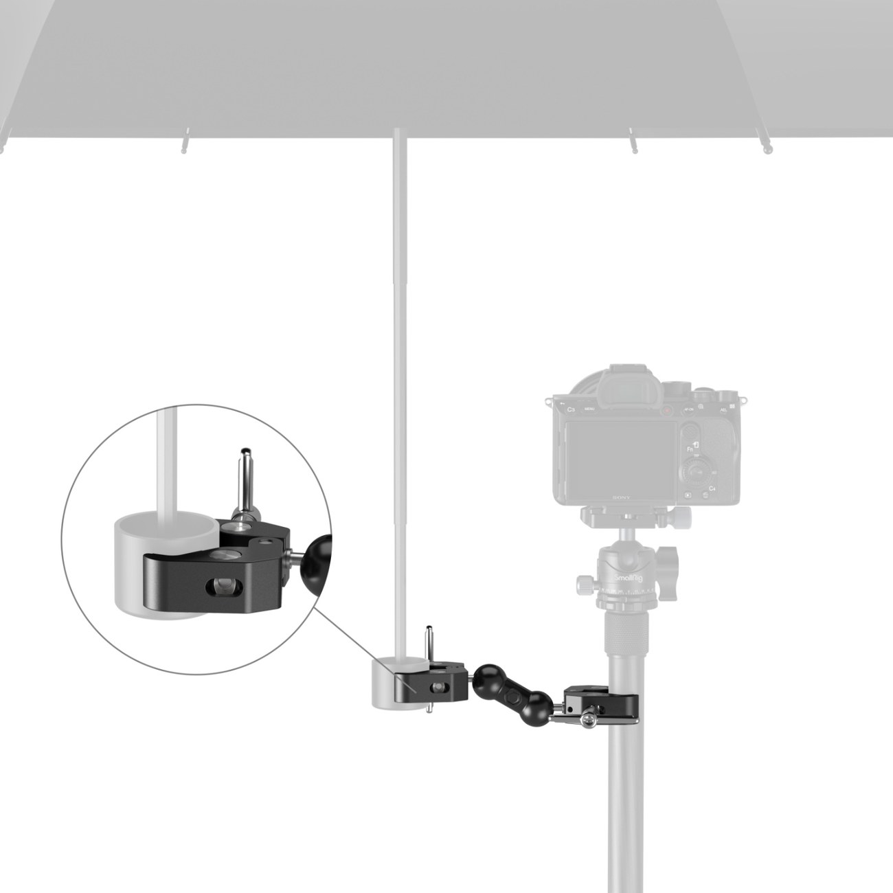 Double Head Crab-Shaped Clamp