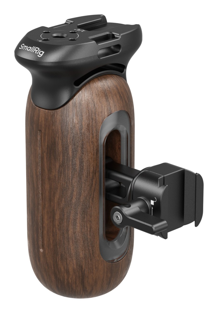 Wooden Side Handle with NATO Clamp